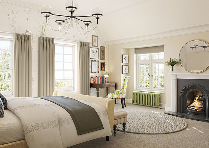 Roslin (Blackout), Monroe Bisque - Made to Measure Curtains - Image 8